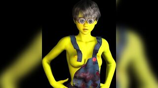 Minion Cosplay Puffy Nipples