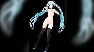 【MMD】Crime Miku 2_0 Girls【R-18】
