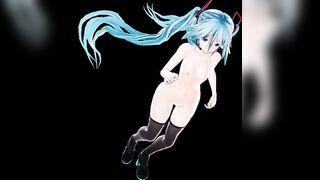 【MMD】Crime Miku 2_0 Girls【R-18】