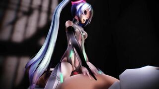 【SEX-MMD】Tda Miku Hatsune Append Sex【60fps】【R-18】