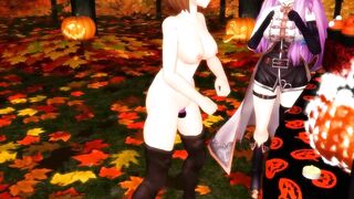 【SEX-MMD】Trick or Treat Halloween Special - Futa sex【R-18】