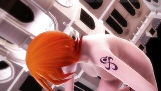 【MMD】Hentai Nami shiriyure【R-18】