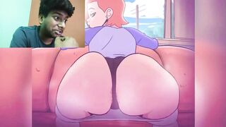 gwen ANAL bubble BUTT TWERKING anime hentai Reaction