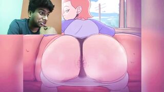 gwen ANAL bubble BUTT TWERKING anime hentai Reaction