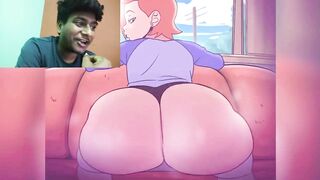 gwen ANAL bubble BUTT TWERKING anime hentai Reaction