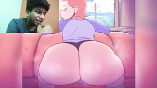gwen ANAL bubble BUTT TWERKING anime hentai Reaction