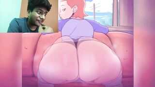 gwen ANAL bubble BUTT TWERKING anime hentai Reaction