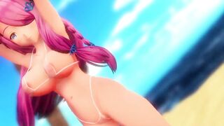 【MMD】Sheep bikini Narumea lamb【R-18】