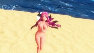 【MMD】Sheep bikini Narumea lamb【R-18】