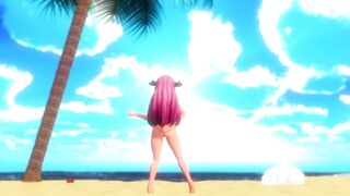 【MMD】Sheep bikini Narumea lamb【R-18】