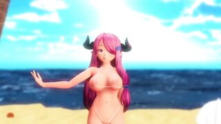 【MMD】Sheep bikini Narumea lamb【R-18】