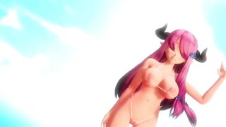 【MMD】Sheep bikini Narumea lamb【R-18】