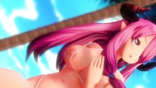 【MMD】Sheep bikini Narumea lamb【R-18】