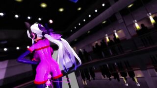 【MMD】Slut - PiNK CAT【R-18】