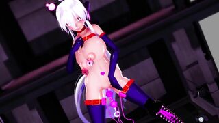 【MMD】Slut - PiNK CAT【R-18】