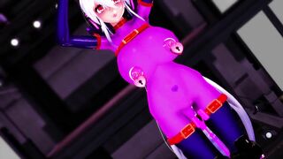 【MMD】Slut - PiNK CAT【R-18】