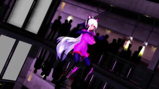 【MMD】Slut - PiNK CAT【R-18】