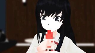 Blowjob from stepsister 【Hentai 3D】