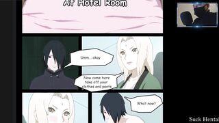 Sasuke Come to Hokage To Fuck Tsunade