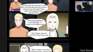 Sasuke Come to Hokage To Fuck Tsunade