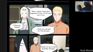 Sasuke Come to Hokage To Fuck Tsunade
