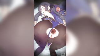 Mona Doggystyle Anal (Genshin Impact) 【Hentai】