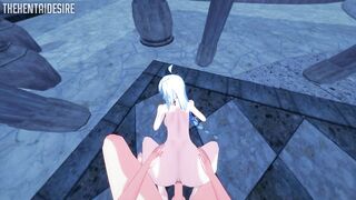 Shenhe Hair Pulled Doggystyle Hentai Genshin Impact