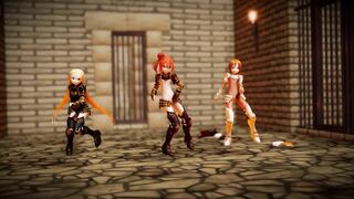 【MMD】Alicia Tigers【R-18】