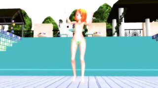 【MMD】Cham type phosphorus - Nekomimi Switch【R-18】
