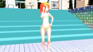 【MMD】Cham type phosphorus - Nekomimi Switch【R-18】