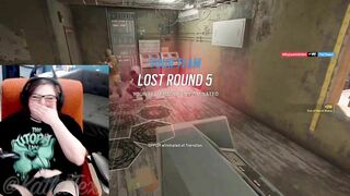 Busty BBW streamer flashes tits on stream!