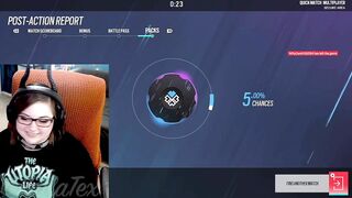 Busty BBW streamer flashes tits on stream!