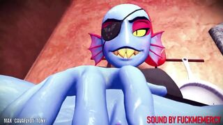 Undertale Undyne Sex 3D Animation【Hentai 3D】