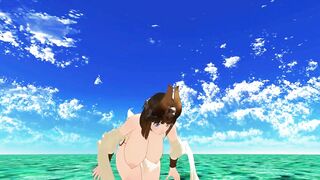 【MMD】High-fidelity raver with modified Menace【R-18】