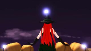 【MMD】Happy Halloween with a female wizard【R-18】