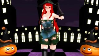 【MMD】Happy Halloween with a female wizard【R-18】
