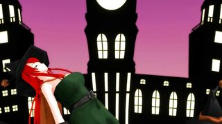 【MMD】Happy Halloween with a female wizard【R-18】