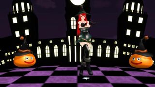 【MMD】Happy Halloween with a female wizard【R-18】