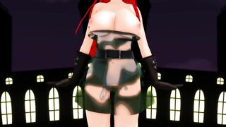 【MMD】Happy Halloween with a female wizard【R-18】