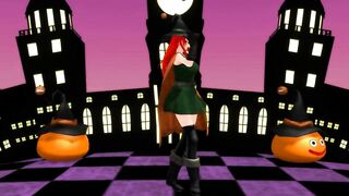 【MMD】Happy Halloween with a female wizard【R-18】