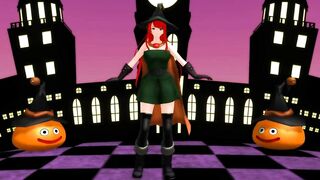 【MMD】Happy Halloween with a female wizard【R-18】