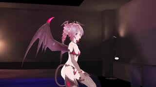 【MMD】Succubus Teto blown out【R-18】