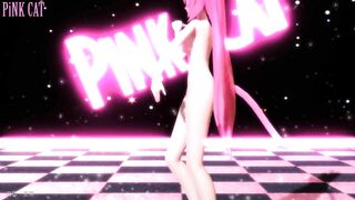 【MMD】Pink Neko Musume Megurine Luka - PiNK CAT【R-18】