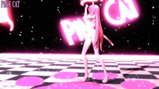 【MMD】Pink Neko Musume Megurine Luka - PiNK CAT【R-18】