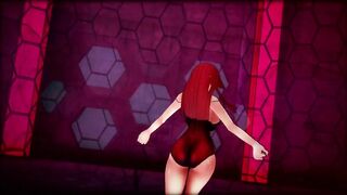 【MMD】Dekane-chan - Girls【R-18】