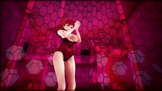 【MMD】Dekane-chan - Girls【R-18】