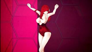 【MMD】Dekane-chan - Girls【R-18】