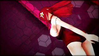 【MMD】Dekane-chan - Girls【R-18】