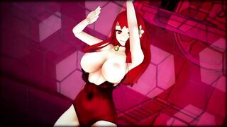 【MMD】Dekane-chan - Girls【R-18】