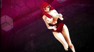 【MMD】Dekane-chan - Girls【R-18】